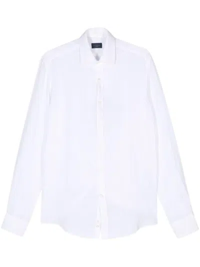 Paul & Shark Linen Shirt In White