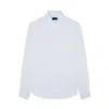 Paul & Shark Camicia In Lino Con Collo Alla Francese In Bianco