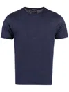 Paul & Shark T-shirt With Round Neck And Short Sleeves In Blue