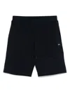 Paul & Shark Waistband Drawstring Back Pocket Shorts In Blue