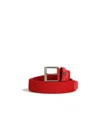 Paul & Shark Logo Belt In Red