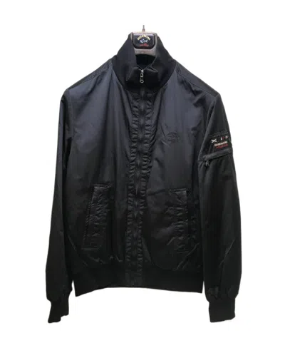 Paul & Shark Logo Casual Jacket In Black