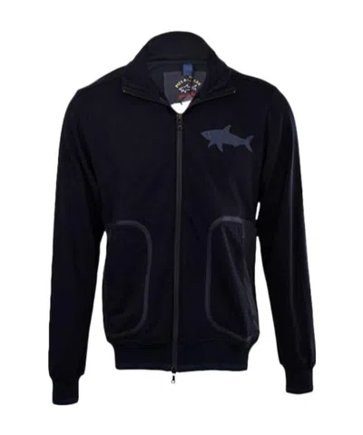 Paul & Shark Logo Chip Casual Jacket In Black