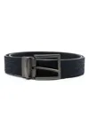 Paul & Shark Logo-debossed Belt In 蓝色