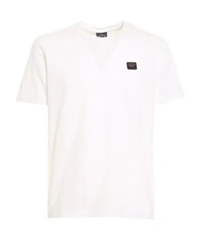 Paul & Shark White Crewneck T-shirt