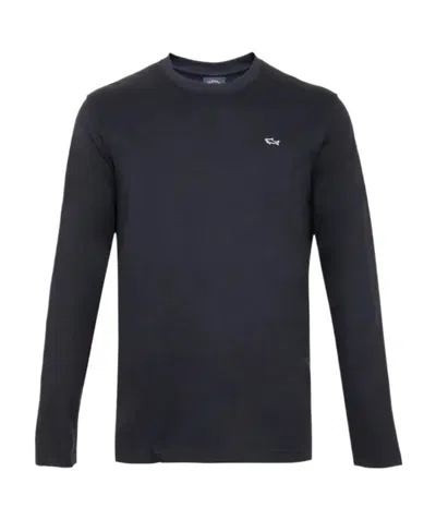 Paul & Shark Logo Detail T-shirt In Black