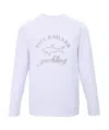 Paul & Shark Logo Details Sweater In White