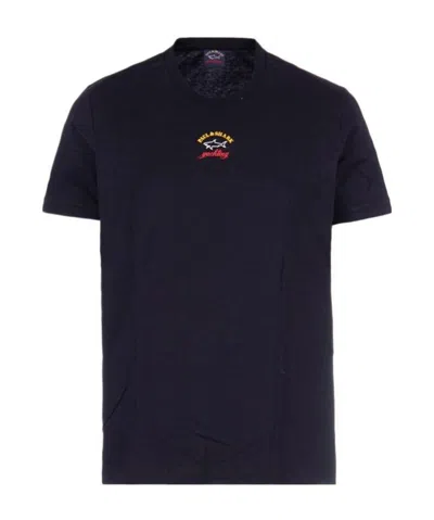 Paul & Shark Logo Details T-shirt In Black