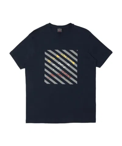 Paul & Shark Logo Details T-shirt In Black