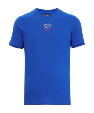 Paul & Shark Logo Details T-shirt In Blue