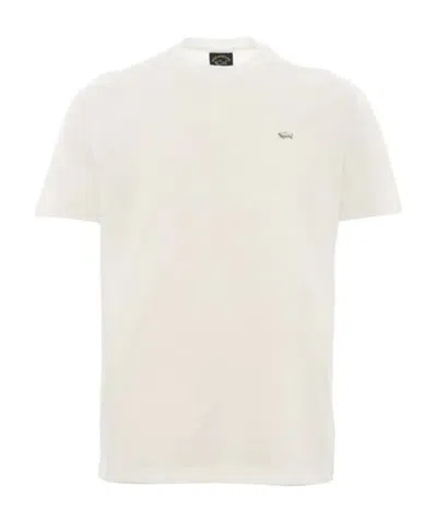 Paul & Shark Logo Details T-shirt In White