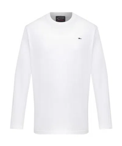 Paul & Shark Logo Details T-shirt In White