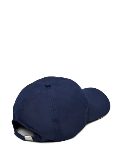 Paul & Shark Logo-embroidered Cap In Blue