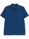 Paul & Shark Logo-embroidered Polo Shirt In Blue