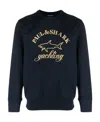 Paul & Shark Logo-embroidered Sweatshirt In Black
