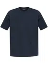 Paul & Shark Tone-on-tone Embroidery Cotton Jersey T-shirt Clothing In Blue