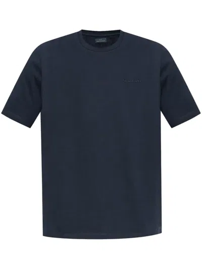 Paul & Shark Logo-embroidered T-shirt In Blue