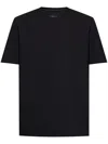 Paul & Shark Logo-embroidered T-shirt In Schwarz