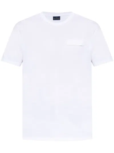 Paul & Shark Logo-embroidered T-shirt In Weiss