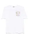 Paul & Shark Capri Embroidery X-soft Jersey T-shirt In White