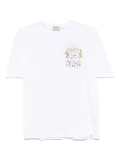 PAUL & SHARK LOGO-EMBROIDERED T-SHIRT