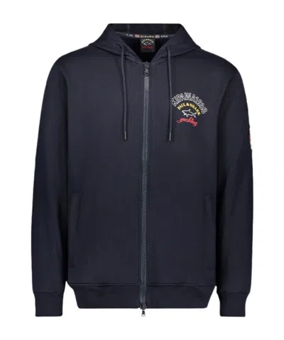 Paul & Shark Logo Hat Casual Jacket In Black