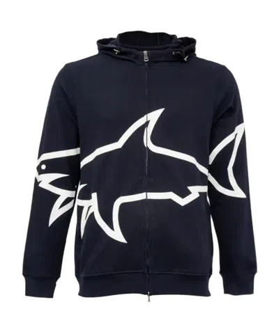 Paul & Shark Logo Hat Casual Jacket In Black