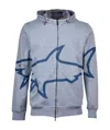 Paul & Shark Logo Hat Casual Jacket In Gray