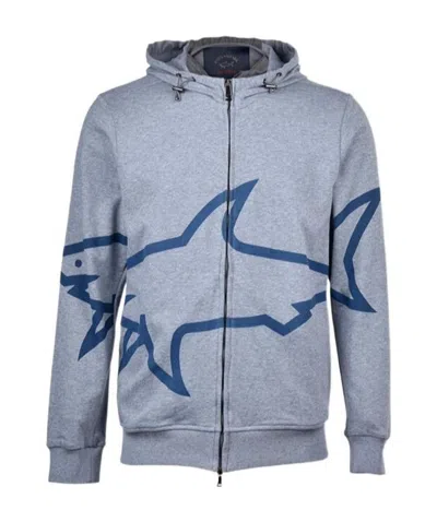 Paul & Shark Logo Hat Casual Jacket In Gray