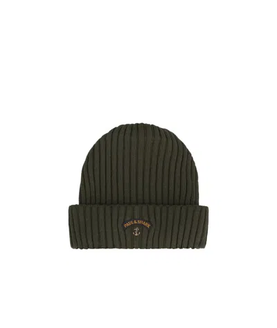 Paul & Shark Logo Hat In Green