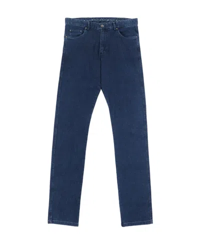 Paul & Shark Logo Jeans In Blue