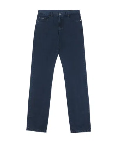 Paul & Shark Logo Jeans In Blue