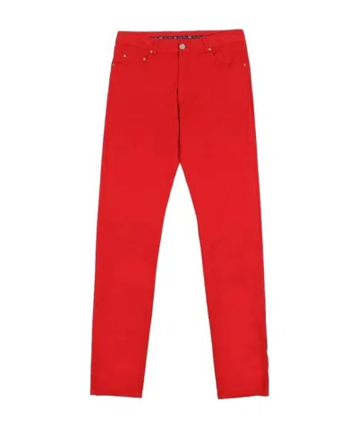 Paul & Shark Logo Jeans In Red