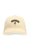 Paul & Shark Branded Baseball Cap Adjustable Size In Neutrals