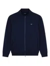 Paul & Shark Full-zip Cotton Blend Sweatshirt Clothing In Black