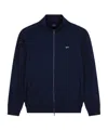 Paul & Shark Full-zip Cotton Blend Sweatshirt Clothing In Blue