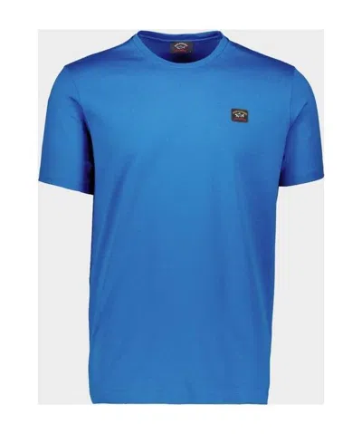 PAUL & SHARK LOGO-PATCH COTTON T-SHIRT