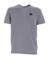 Paul & Shark Logo-patch Cotton T-shirt In Gray