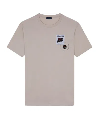 Paul & Shark Logo-patch Cotton T-shirt In Nude