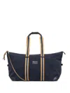 Shop Paul & Shark Logo-patch Holdall In Blue