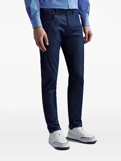 Paul & Shark Logo-patch Jeans In Blue