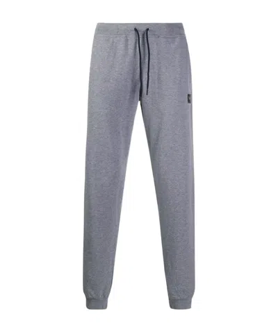Paul & Shark Logo Patch Joggers In Gray