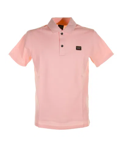 PAUL & SHARK LOGO PATCH POLO SHIRT