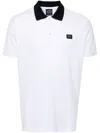 Paul & Shark Logo-patch Polo Shirt In White