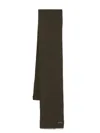Paul & Shark Logo-patch Scarf In Green