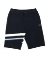 Paul & Shark Logo Patch Shorts In Black