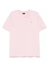 Paul & Shark Logo Patch Cotton T-shirt In 粉色