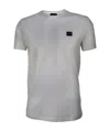 Paul & Shark Logo Patch T-shirt In Gray