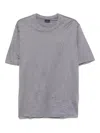 Paul & Shark Cotton T-shirt Logo Patch In Grey