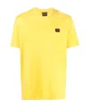 Paul & Shark Round Neck Logo T-shirt In Yellow